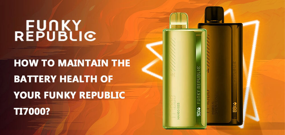 How to Maintain the Battery Health of Your Funky Republic TI7000?
