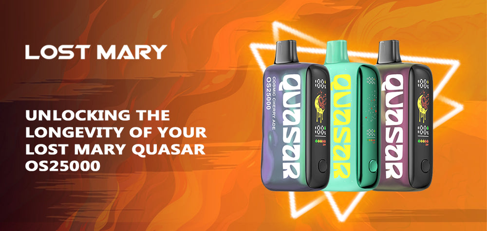 Unlocking the Longevity of Your Lost Mary Quasar OS25000: A Guide to Extended Vaping Pleasure