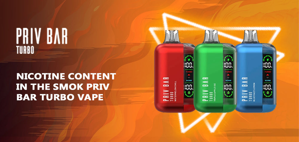 Understanding Nicotine Content in the SMOK Priv Bar Turbo Disposable V Understanding Nicotine Content in the SMOK Priv Bar Turbo Disposable V