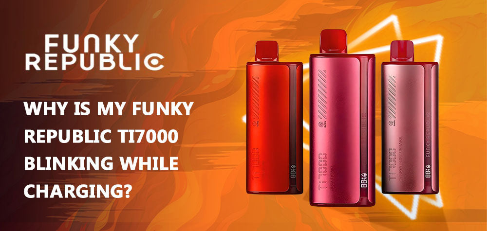 Why Is My Funky Republic Ti7000 Blinking While Charging?