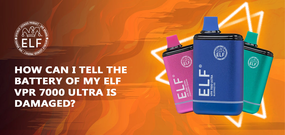 How Can I Tell The Battery of My ELF VPR 7000 Ultra is Damaged?