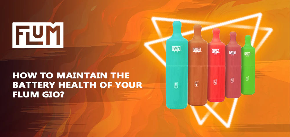 How To Maintain the Battery Health of Your Flum Gio?
