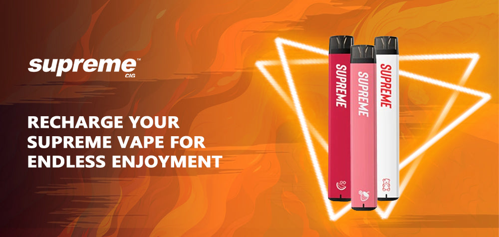 How to Recharge Your Supreme Vape for Endless Enjoyment How to Recharge Your Supreme Vape for Endless Enjoyment