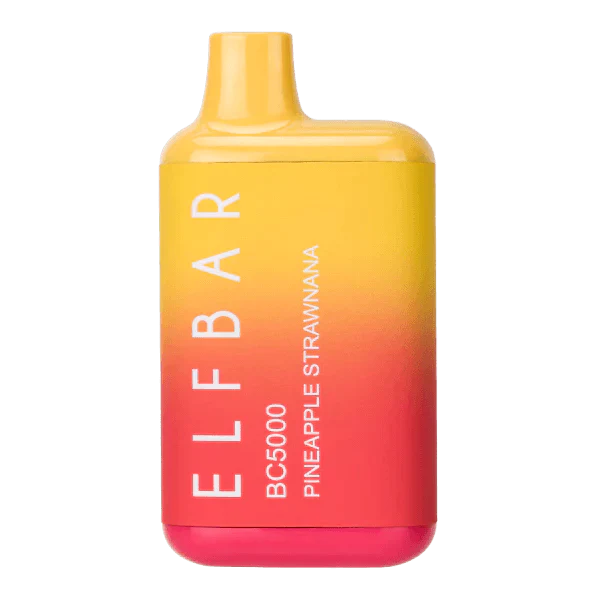 elf bar bc5000 zero-nicotine BC5000 Zero Nicotine Pineapple Strawnana