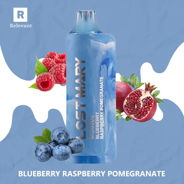 Blueberry Raspberry Pomegranate Lost Mary MO5000 Blueberry Raspberry Pomegranate Lost Mary MO5000