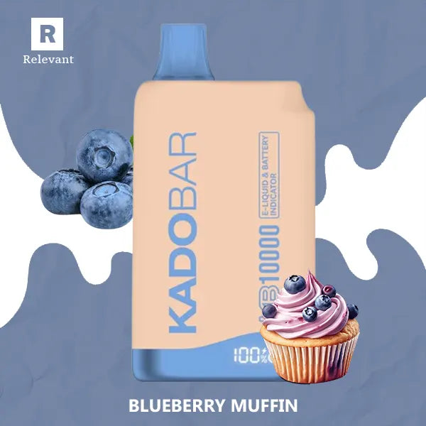 Kado Bar KB10000 Blueberry Muffin Delicious Energy on the Go Kado Bar KB10000 Blueberry Muffin Delicious Energy on the Go