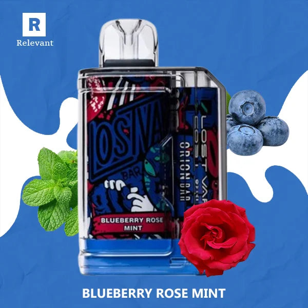 Blueberry rose mint Lost Vape Orion Bar Blueberry rose mint Lost Vape Orion Bar