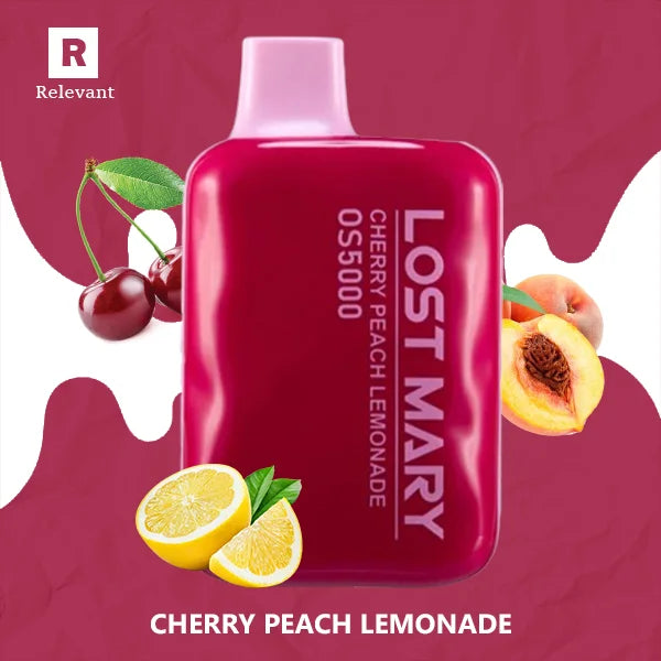 Cherry Peach Lemonade Lost Mary OS5000 Cherry Peach Lemonade Lost Mary OS5000