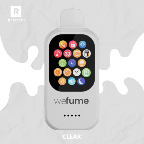 fume clear vape Clear Fume WeFume 30000