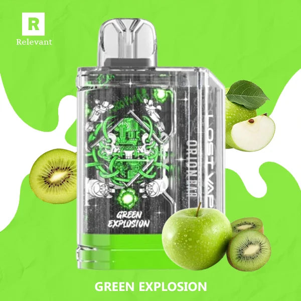 Green explosion Lost Vape Orion Bar
