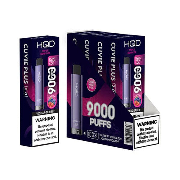 HQD Cuvie Plus 2.0 Triple Berry Ice