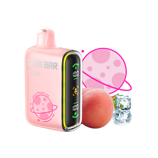 Juicy Peach Ice Geek Bar Pulse