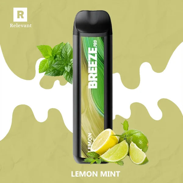 Lemon Mint Breeze Pro Vape BREEZE PRO 2000 LEMON MINT - Safety Oil Inc Breeze Pro Disposable Vape Lemon Mint Breeze Pro Vape BREEZE PRO 2000 LEMON MINT - Safety Oil Inc Breeze Pro Disposable Vape
