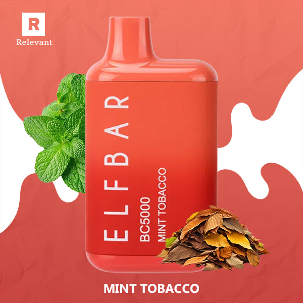 Bc5000 Disposable Vape E.B. Design BC5000 - Disposable Vape Device - Mint Tobacco Elf Bar Australia Bc5000 Disposable Vape E.B. Design BC5000 - Disposable Vape Device - Mint Tobacco Elf Bar Australia