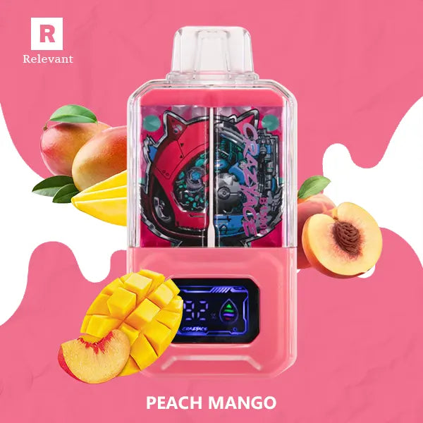 CrazyAce B15000 Peach Mango: Tropical Bliss in Vaping CrazyAce B15000 Peach Mango: Tropical Bliss in Vaping