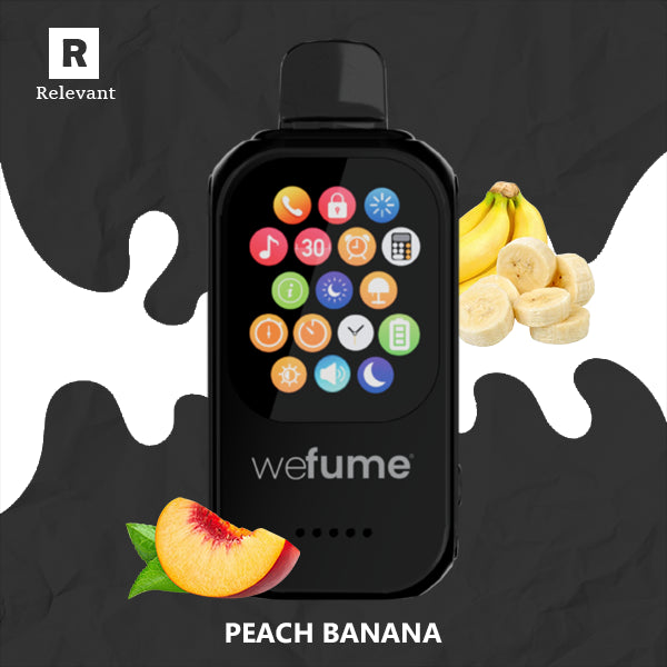 Peach Banana Fume WeFume 30000 | 19ml, 30000 Puffs Peach Banana Fume WeFume 30000 | 19ml, 30000 Puffs