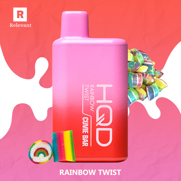 Rainbow Twist HQD Cuvie Bar