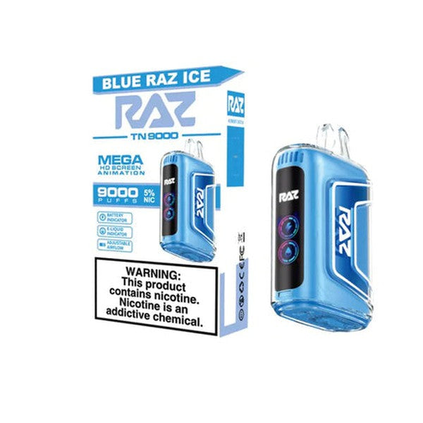 Raz TN9000 Blue Razz Ice