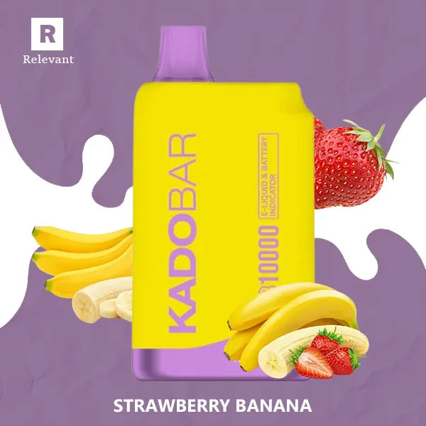 Kado Bar KB10000 Strawberry Banana Sweet & Energizing Treat Kado Bar KB10000 Strawberry Banana Sweet & Energizing Treat