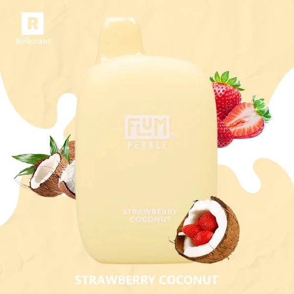 Strawberry Coconut Flum Pebble Strawberry Coconut Flum Pebble