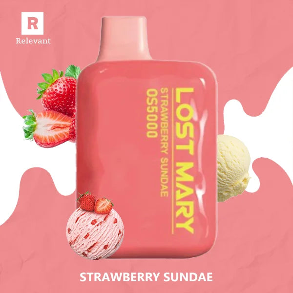 Strawberry Sundae Lost Mary OS5000
