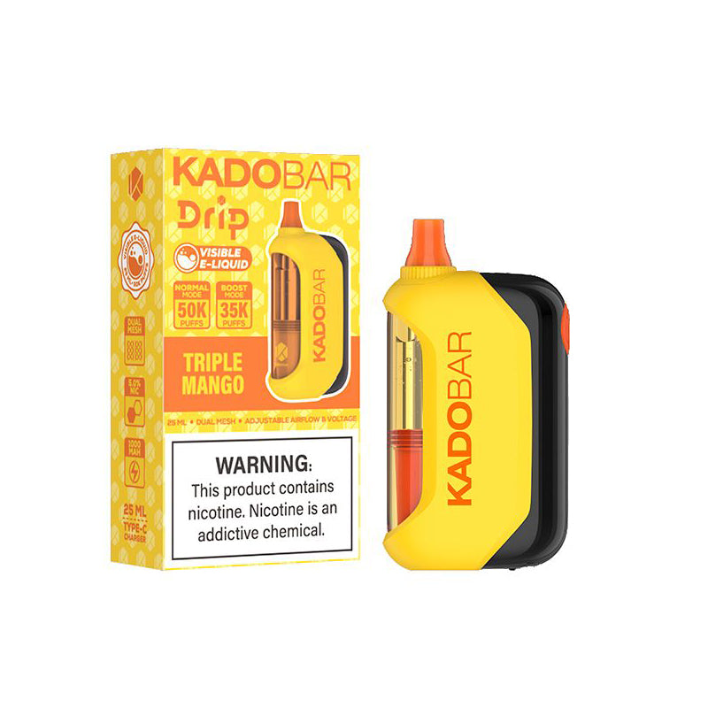 Triple Mango Kado Drip 50K Disposable Vape Triple Mango Kado Drip 50K Disposable Vape