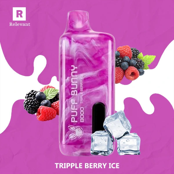 Tripple Berry Ice Puff Bunny 8000 Tripple Berry Ice Puff Bunny 8000