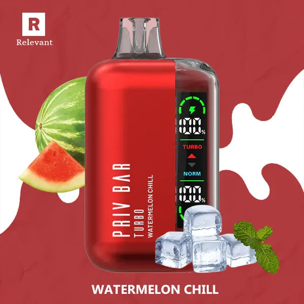 Smok Priv Bar Turbo Watermelon Chill - Refreshing Watermelon Vape Smok Priv Bar Turbo Watermelon Chill - Refreshing Watermelon Vape