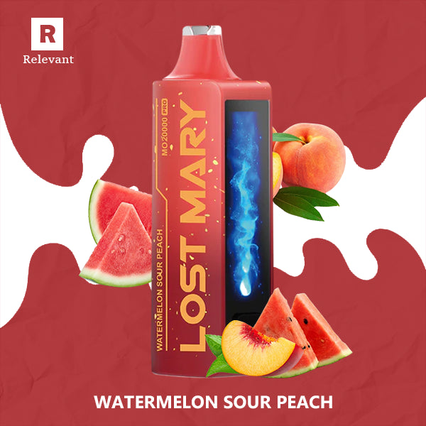 Watermelon Sour Peach Lost Mary MO20000 | 20000 Puffs Watermelon Sour Peach Lost Mary MO20000 | 20000 Puffs