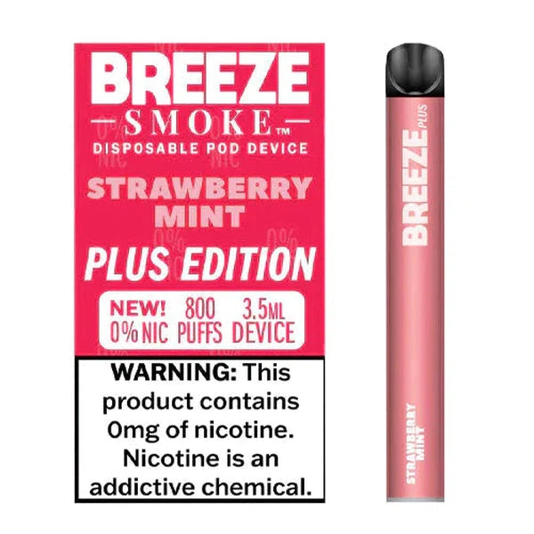 Breeze Plus Zero Nicotine Strawberry Mint