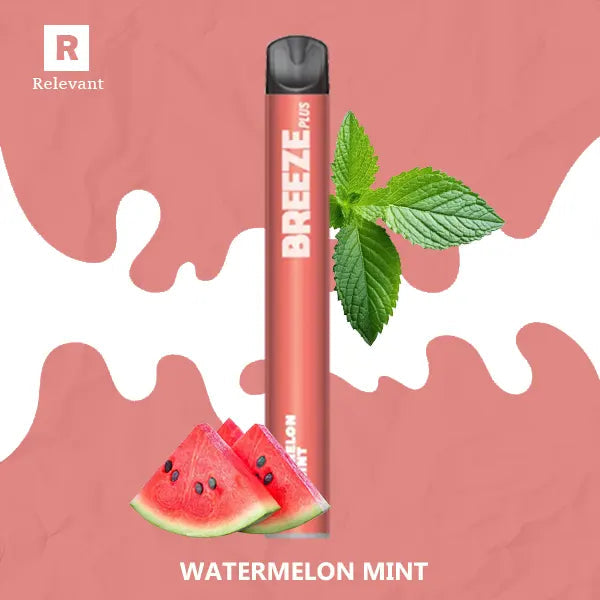 Breeze Plus Zero Watermelon Mint Flavor - Disposable Vape