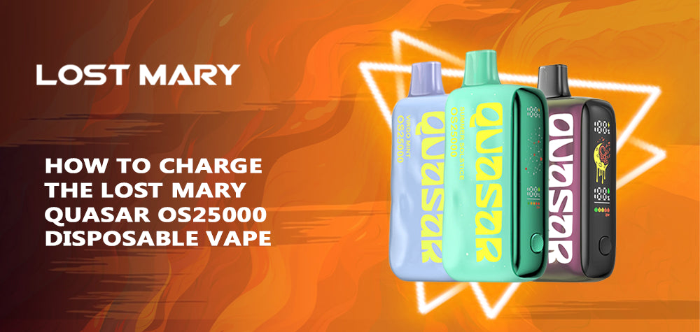 How to Charge the Lost Mary Quasar OS25000 Disposable Vape