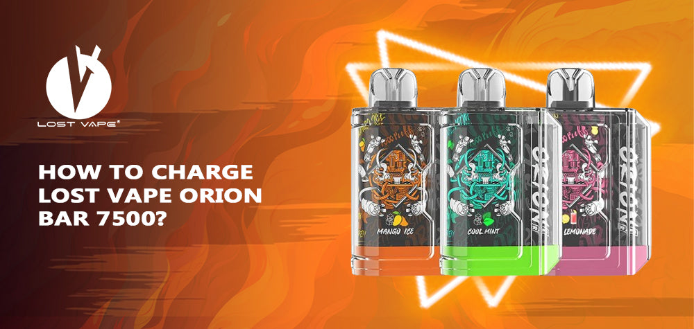 How To Charge Lost Vape Orion Bar 7500?