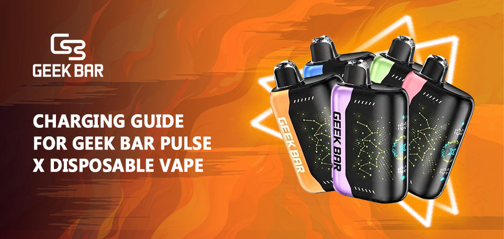 geek bar vape charger Charging Guide for Pulse X Disposable Crazy Melon Geek Bar geek clear Flavour:Raspberry Citrus Ice
