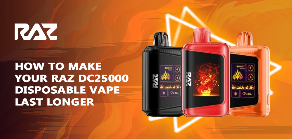 how to make disposable vape last longer Your Raz DC25000 Size:WATERMELON One Tank 40K Disposable 80 000