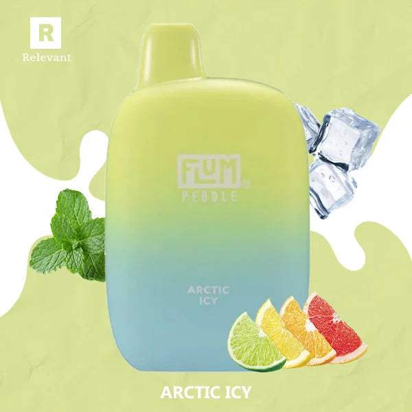 flum pebble ingredients Arctic Icy SF10 FLAVOURS:Peach Passion Ice Vuse ePod 2 vPro