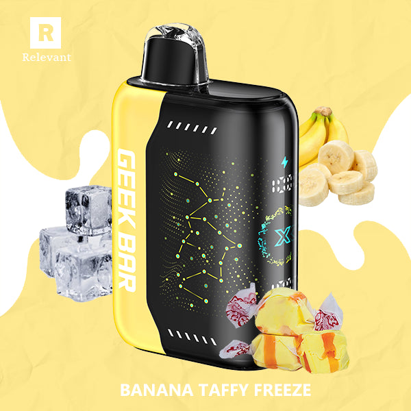 Banana Taffy Freeze Geek Bar Pulse X