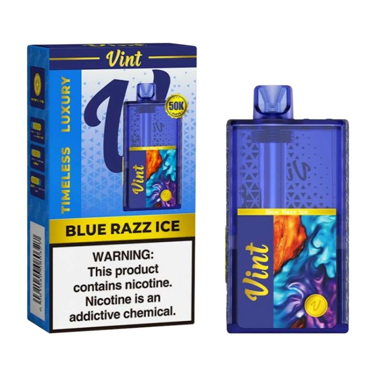 Blue Razz Ice Vint 50K