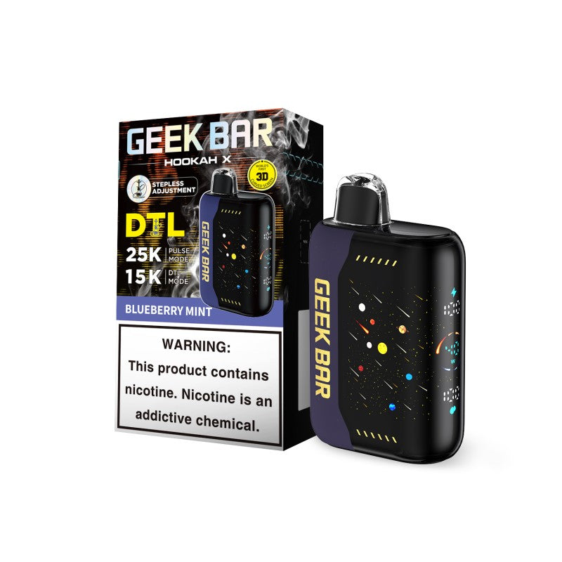 Blueberry Mint Geek Bar Hookah X 25K