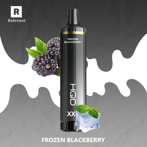 blackberry disposable vape Frozen HQD Cuvie Pro Fusion 15000 Puffs Dual Tank 2 In 1 Flavours Disposable Vape Vape Case - Best Size:Full Gram
