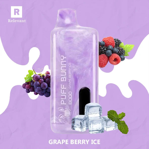 Grape Berry Ice Puff Bunny 8000