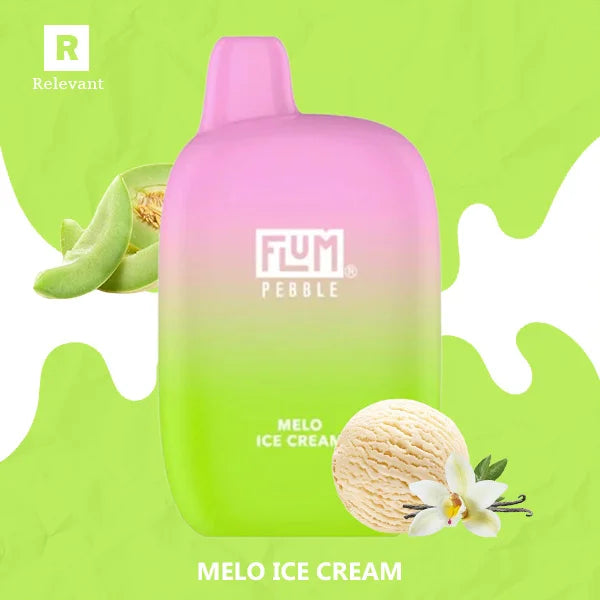 flum pebble ice flavors Melo Cream MR FOG DRT - Concentrates Colour:Cyan Black