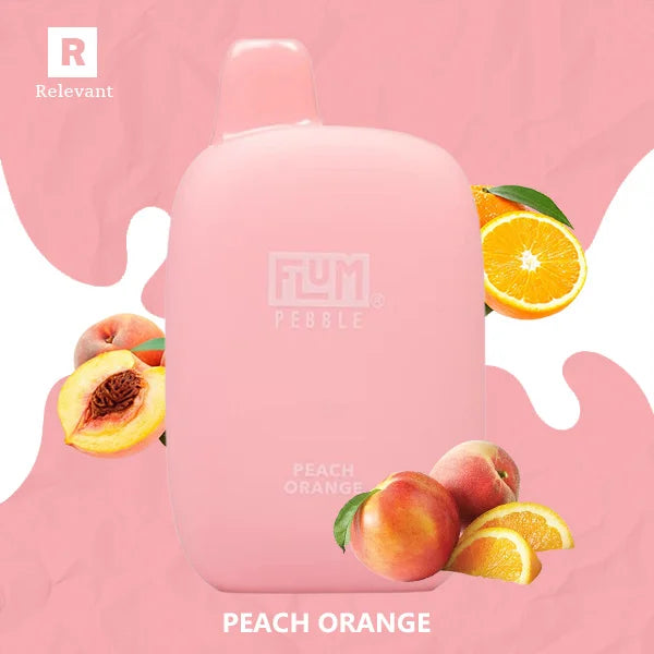 Peach Orange Flum Pebble