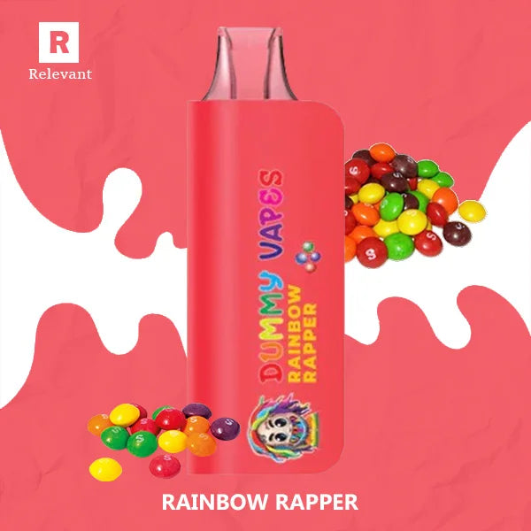 Rainbow Rapper Dummy Vapes 8000