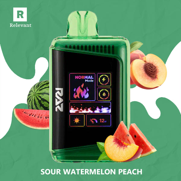 Sour Watermelon Peach Raz DC25000