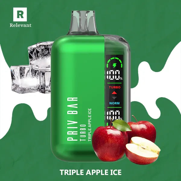 Triple Apple Ice Smok Priv Bar Turbo