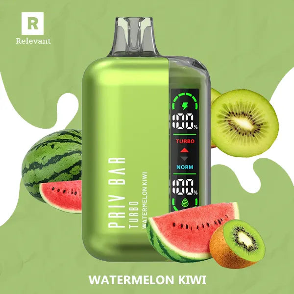 Watermelon Kiwi Smok Priv Bar Turbo