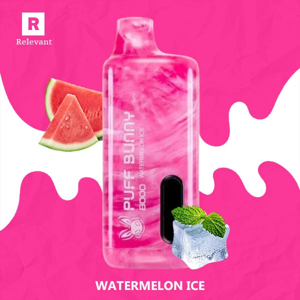 Watermelon Ice Puff Bunny 8000