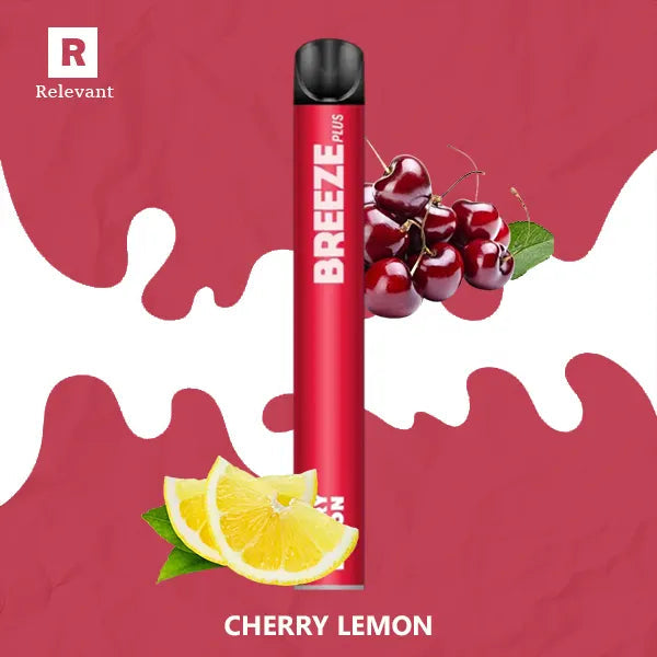 Breeze Plus Zero Cherry Lemon Flavor - Disposable Vape