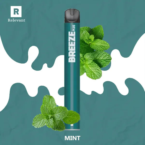 Breeze Plus Zero Mint Flavor - Disposable Vape